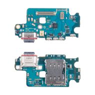 Плата нижняя для Samsung SM-S931B (Galaxy S25) на системный разъем, разъем Sim-карты и микрофон (оригинал)