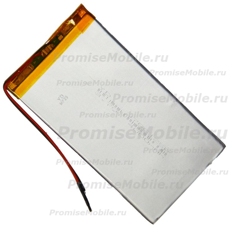 Аккумуляторная батарея для планшета iRU (64*125*3 mm/3,7v/Li-Pol/2 контакта) 4000 mAh ― 