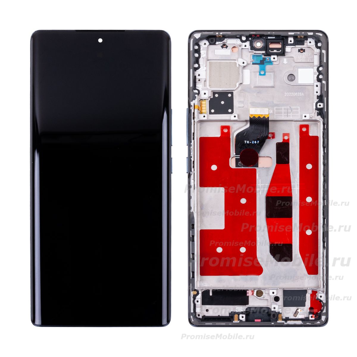 Дисплей для Huawei Honor 70 модуль в сборе с тачскрином <черный> (оригинал) ― 