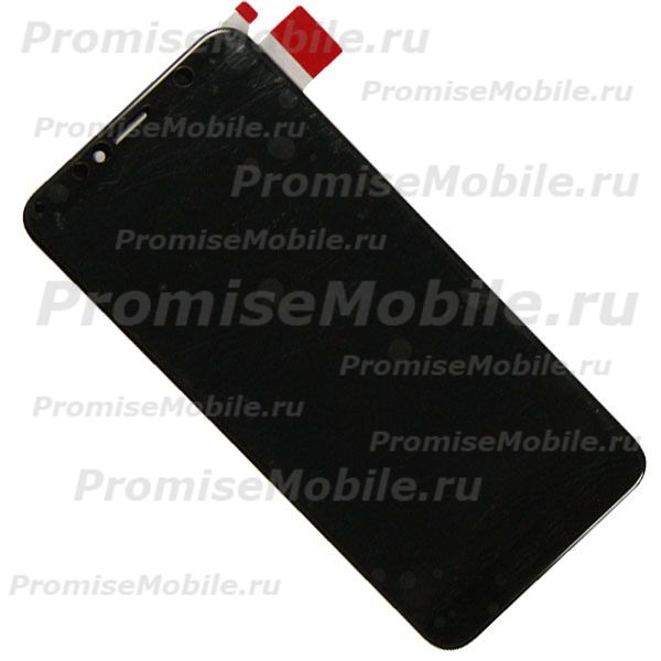 Дисплей для Huawei Y6 2018 в сборе с тачскрином <черный> (оригинал) ― 