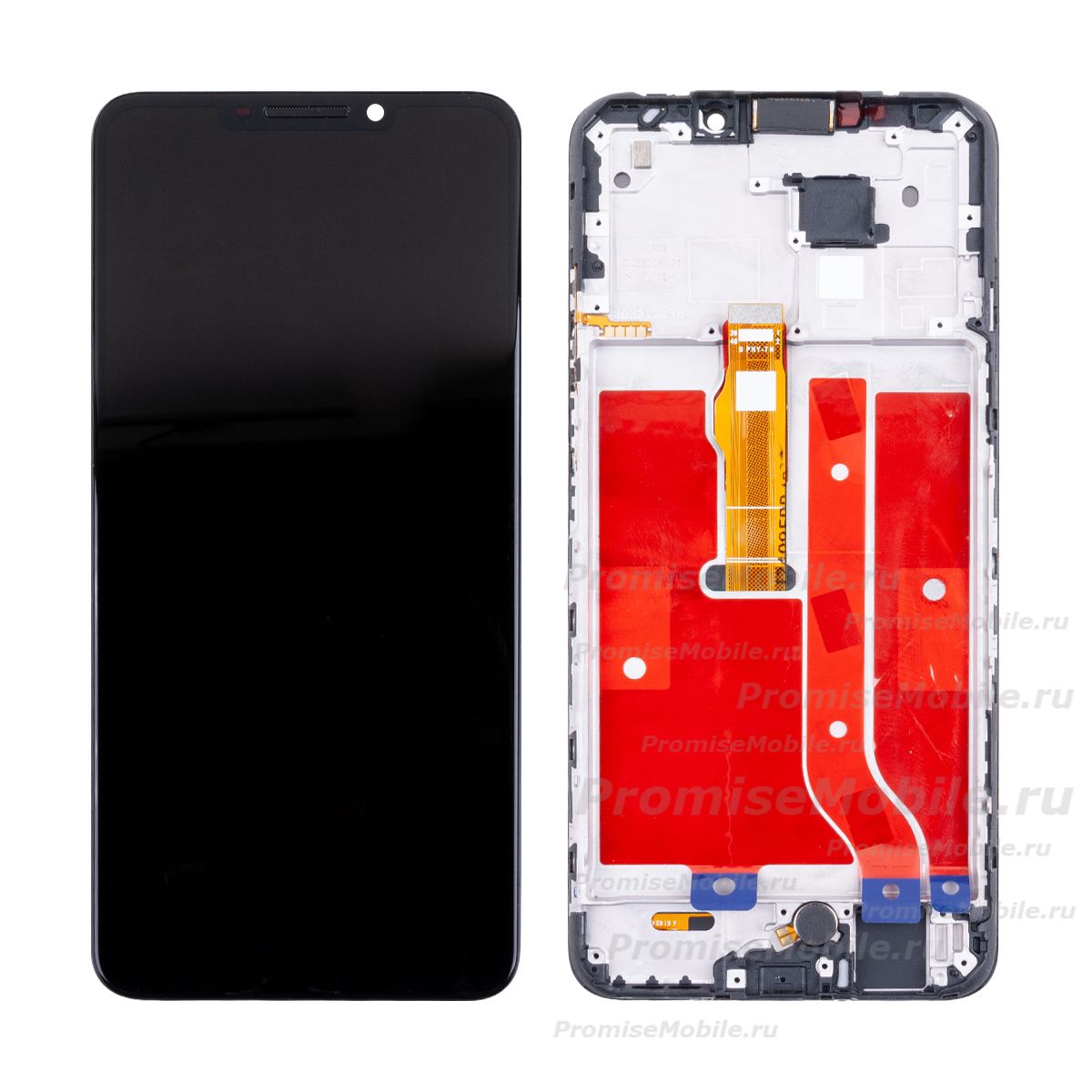 Дисплей для Huawei STG-LX1 модуль в сборе с тачскрином <черный> (оригинал) ― 