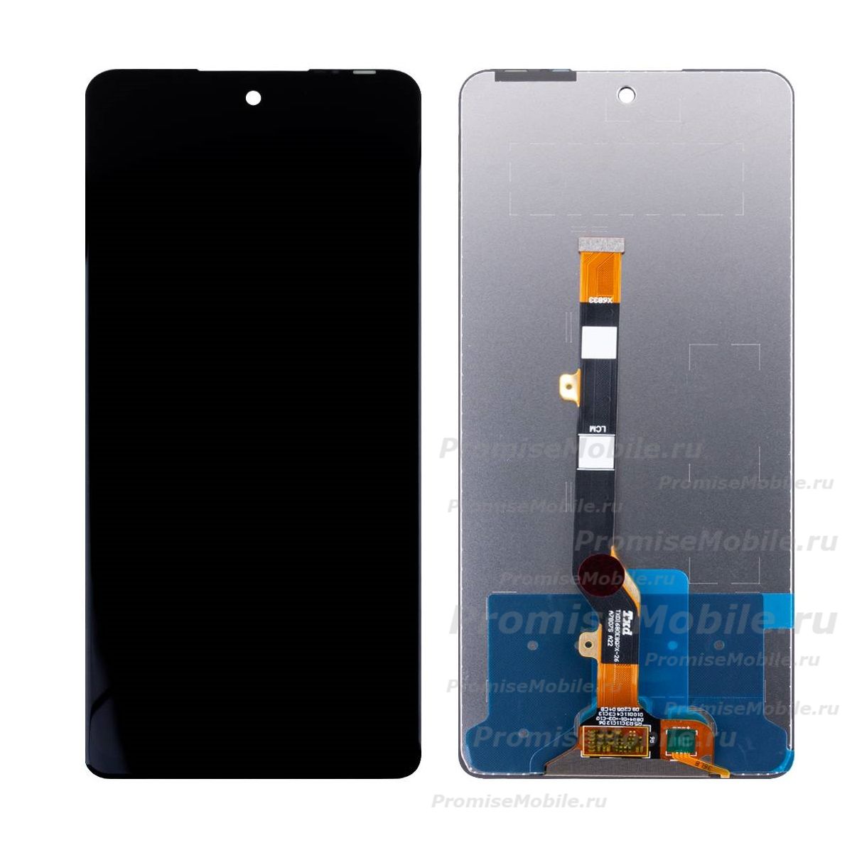 Дисплей для Infinix Hot 30 (X6831) в сборе с тачскрином <черный> (оригинал) ― 