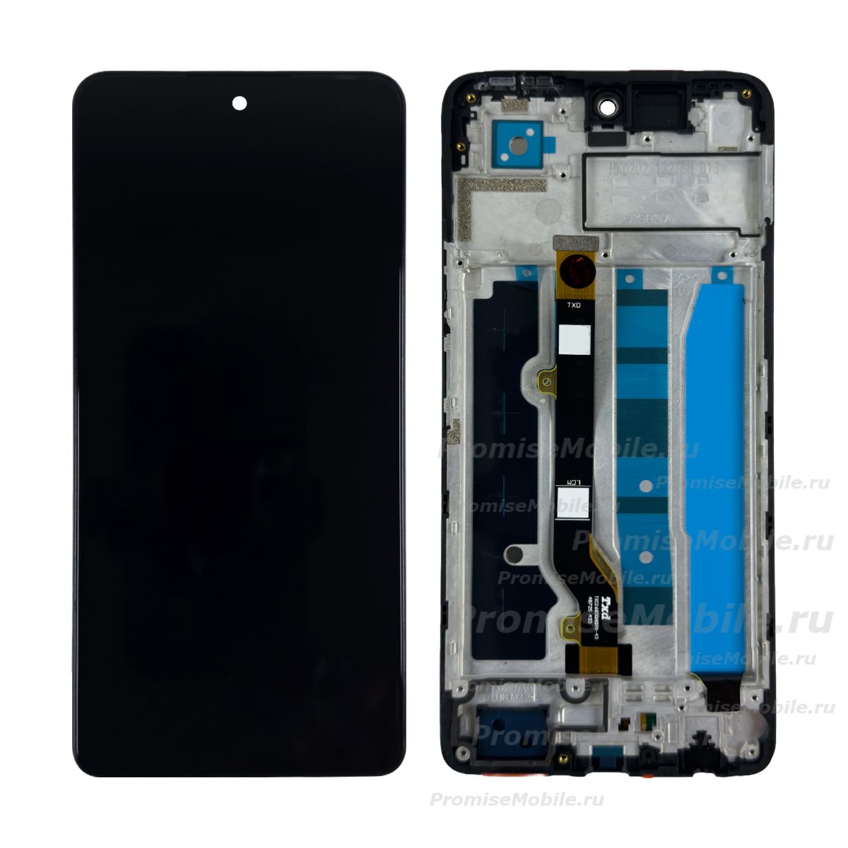 Дисплей для Infinix Hot 40 Pro (X6837) модуль в сборе с тачскрином <черный> (оригинал) ― 