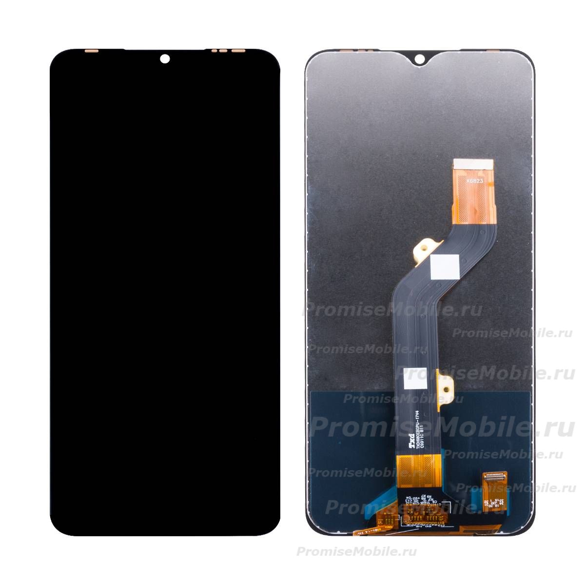 Дисплей для Infinix Smart 6 Plus (X6823C) в сборе с тачскрином <черный> ― 