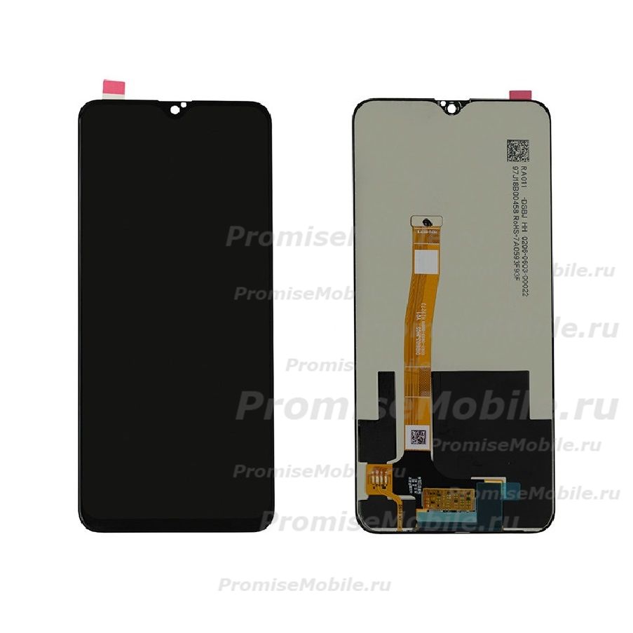Дисплей для Realme RMX1971 в сборе с тачскрином <черный> ― 