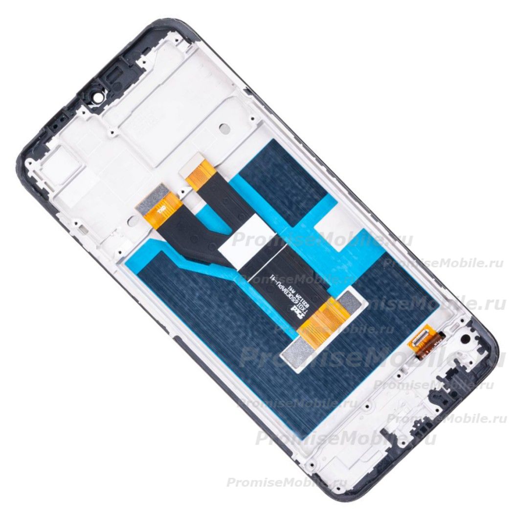 Дисплей для Realme C21 модуль в сборе с тачскрином <черный> (оригинал) ― 