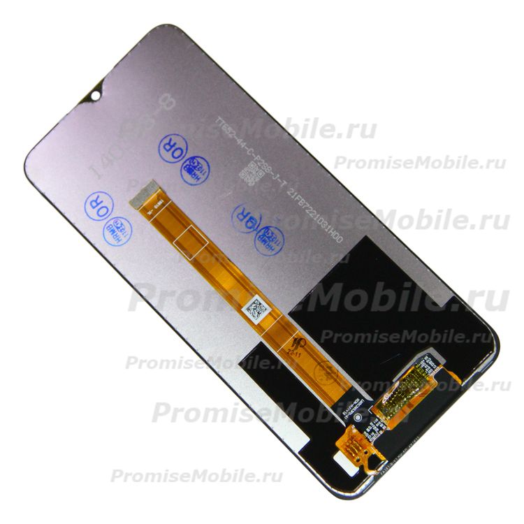 Дисплей для Realme C21Y в сборе с тачскрином <черный> (оригинал) ― 