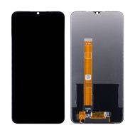 Дисплей для Realme C21Y в сборе с тачскрином <черный> (оригинал)