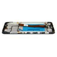 Дисплей для Samsung SM-A015F (Galaxy A01) модуль в сборе с тачскрином (широкий разъем шлейфа) <черный> (супер премиум)
