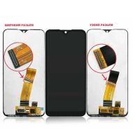 Дисплей для Samsung SM-A015F (Galaxy A01) модуль в сборе с тачскрином (широкий разъем шлейфа) <черный> (супер премиум)