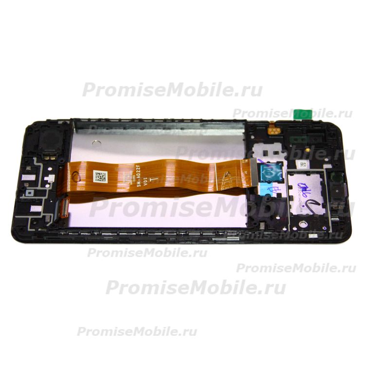 Дисплей для Samsung SM-A022F (Galaxy A02) модуль в сборе с тачскрином <черный> (супер премиум) ― 
