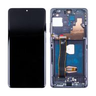 Дисплей для Samsung SM-G988B (Galaxy S20 Ultra) модуль в сборе с тачскрином <черный>