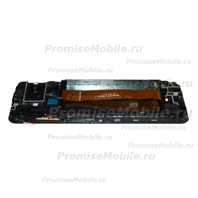 Дисплей для Samsung SM-M127F (Galaxy M12) модуль в сборе с тачскрином <черный> (супер премиум) ― 