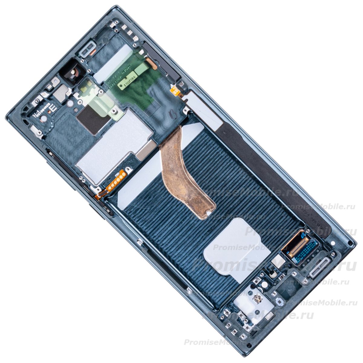Дисплей для Samsung SM-S908B (Galaxy S22 Ultra) модуль в сборе с тачскрином <зеленый> (оригинал SP) ― 