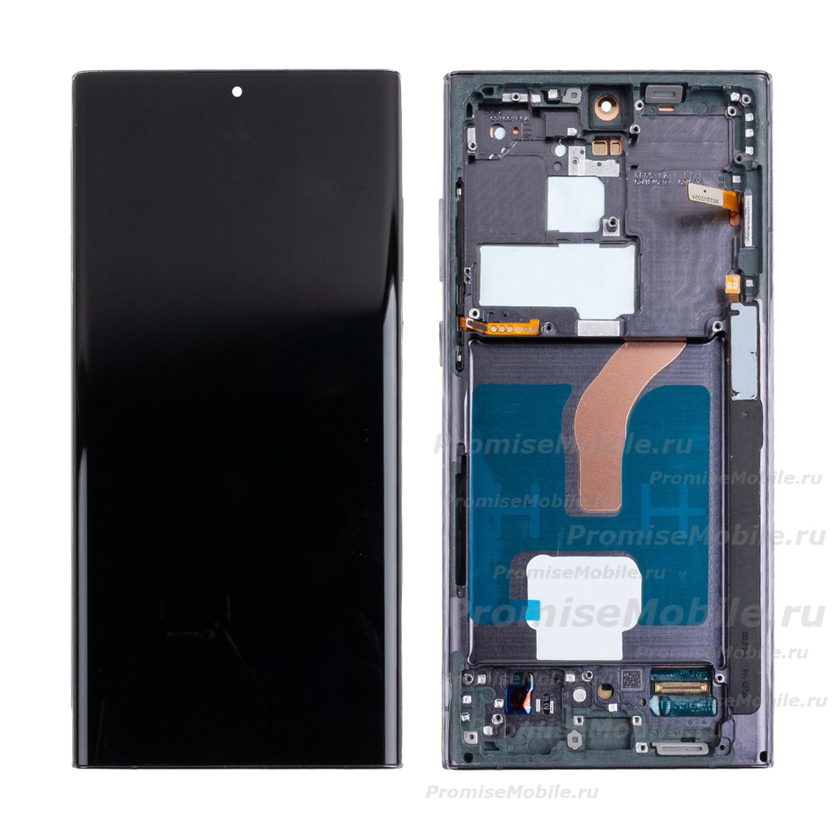 Дисплей для Samsung SM-S908B (Galaxy S22 Ultra) модуль в сборе с тачскрином (AMOLED) <черный> ― 