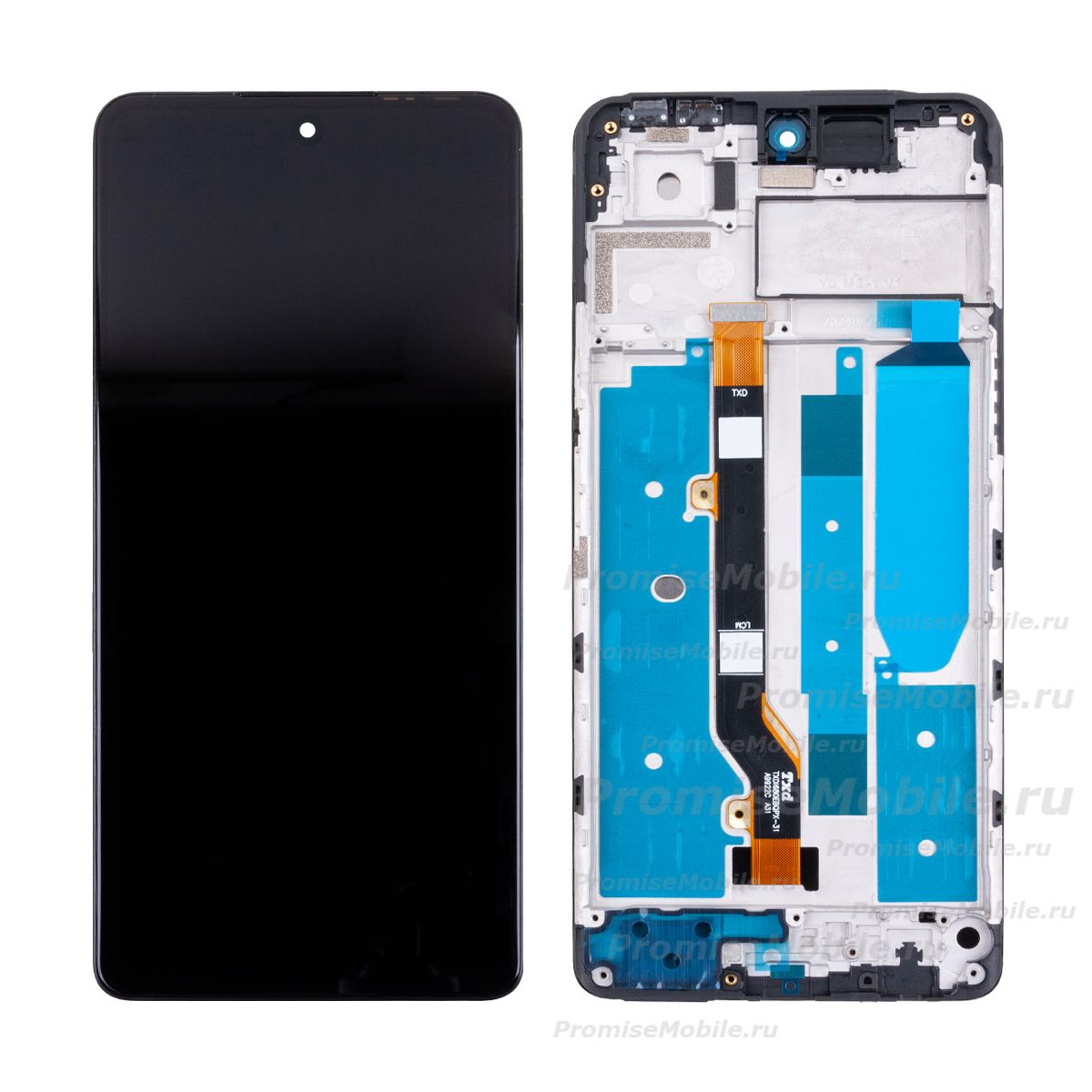Дисплей для Tecno Pova 6 Neo (LI6) модуль в сборе с тачскрином <черный> (оригинал) ― 