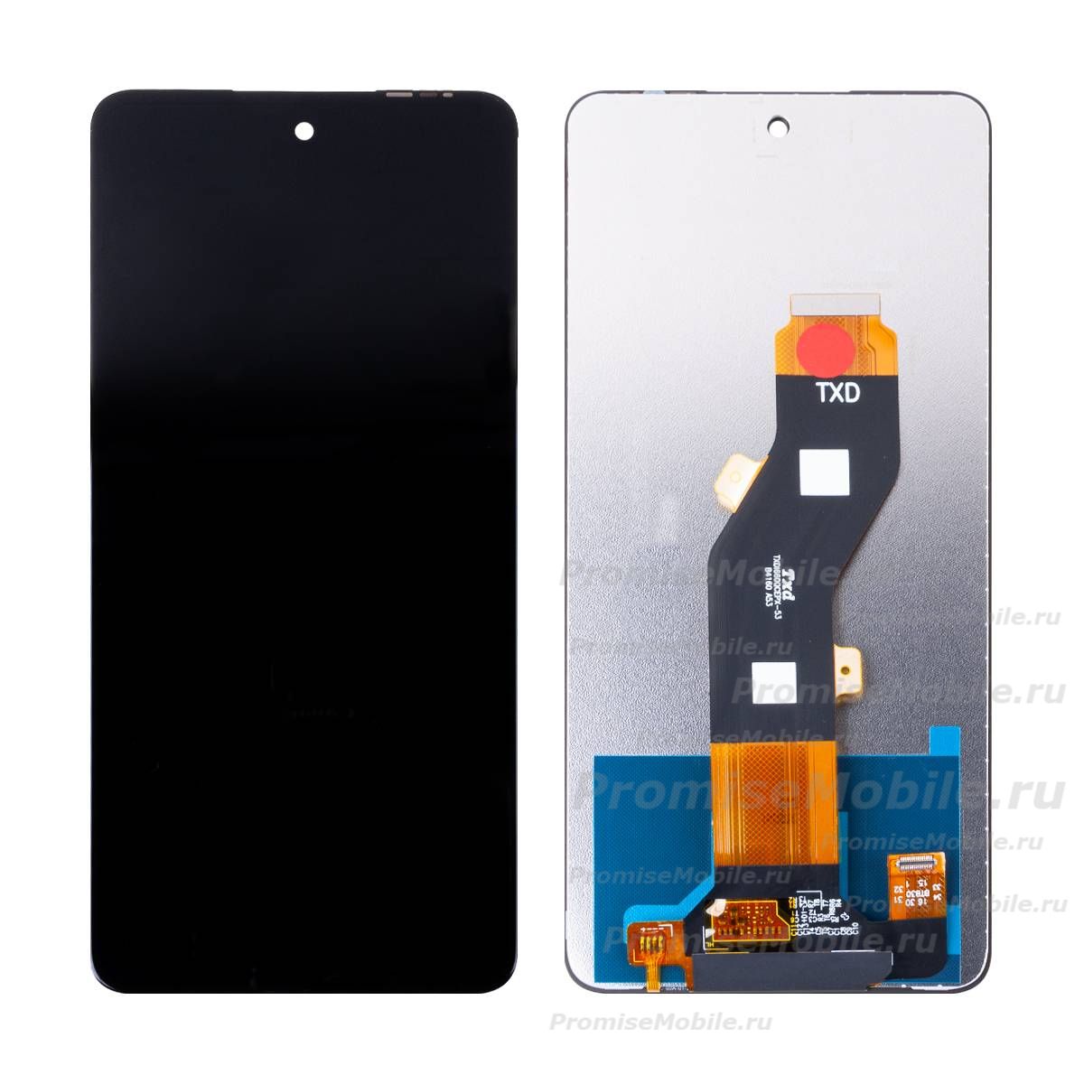 Дисплей для Tecno Spark 20C (BG7n) в сборе с тачскрином <черный> (оригинал) ― 