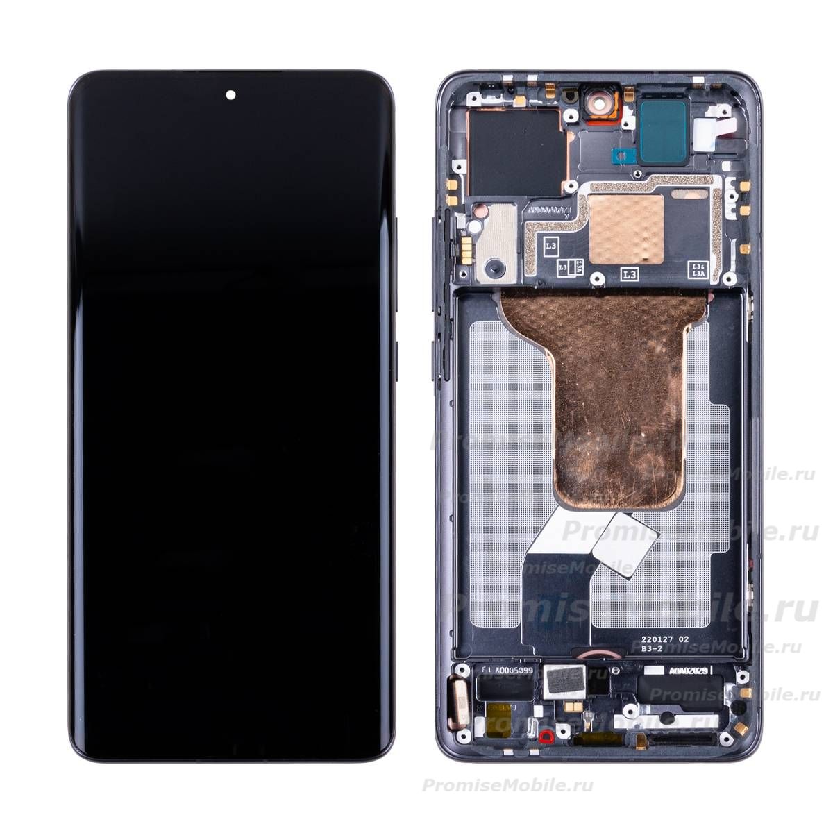 Дисплей для Xiaomi 12 модуль в сборе с тачскрином <черный> (оригинал SP) ― 