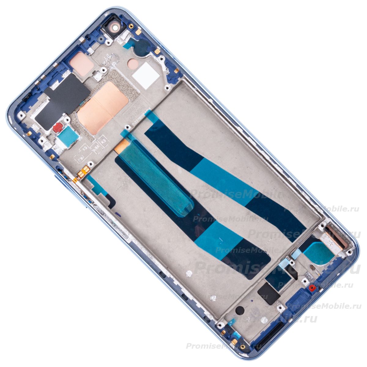 Дисплей для Xiaomi 11 Lite 5G NE модуль в сборе с тачскрином <синий> (оригинал) ― 