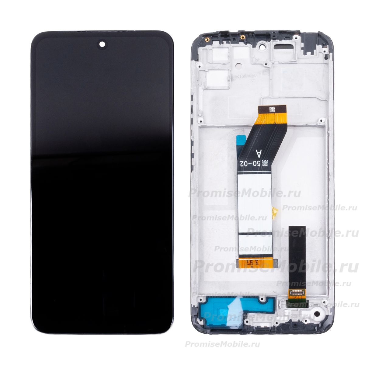 Дисплей для Xiaomi Redmi 10 2022 модуль в сборе с тачскрином <черный> (оригинал) ― 