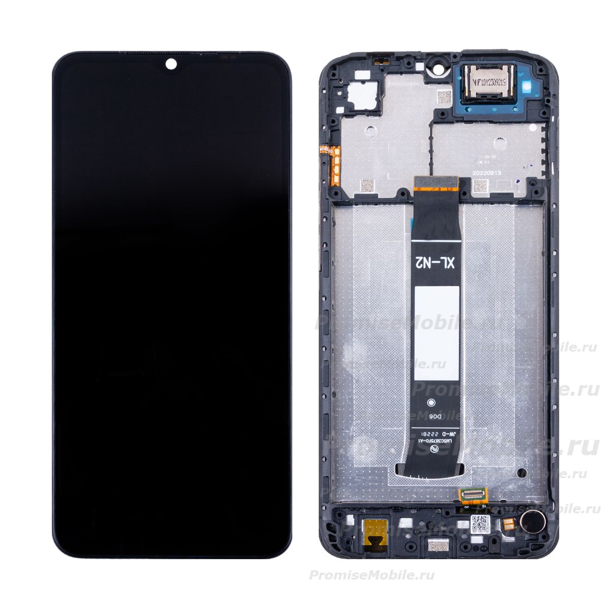 Дисплей для Xiaomi 220733SG модуль в сборе с тачскрином <черный> (оригинал) ― 