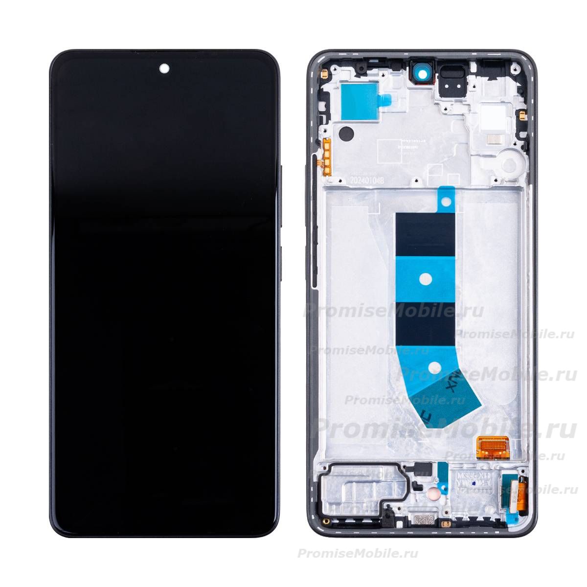 Дисплей для Xiaomi 23124RA7EO модуль в сборе с тачскрином <черный> (оригинал SP) ― 