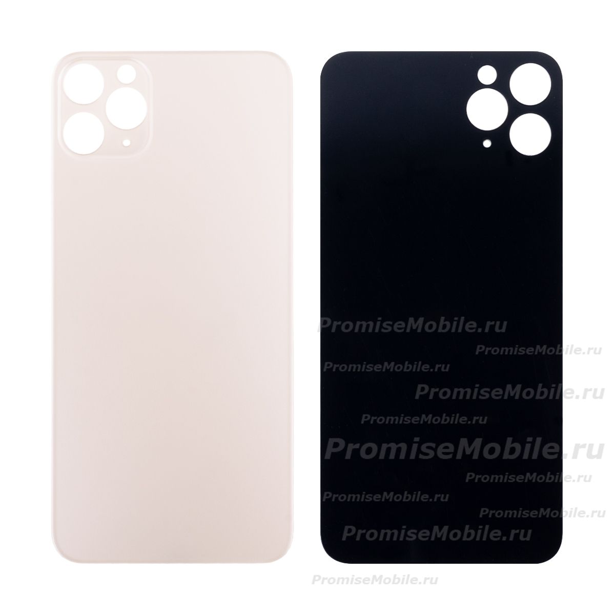 Задняя крышка для Apple iPhone 11 Pro Max (широкий вырез под камеру) <золотой> (оригинал) ― 