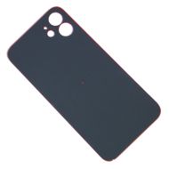 Задняя крышка для Apple iPhone 12 (широкий вырез под камеру) <красный>