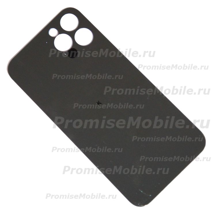 Задняя крышка для Apple iPhone 12 Pro (широкий вырез под камеру) <серый> ― 