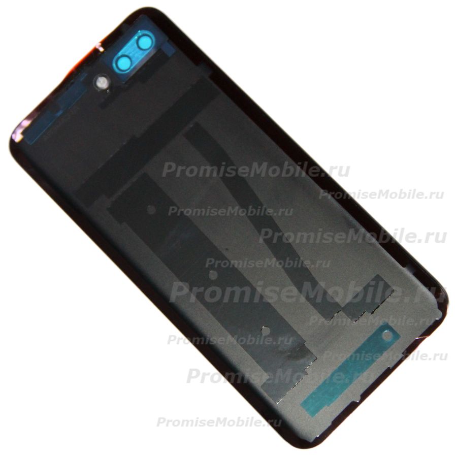Задняя крышка для Honor 10 (COL-L29) со стеклом камеры <черный> (оригинал) ― 