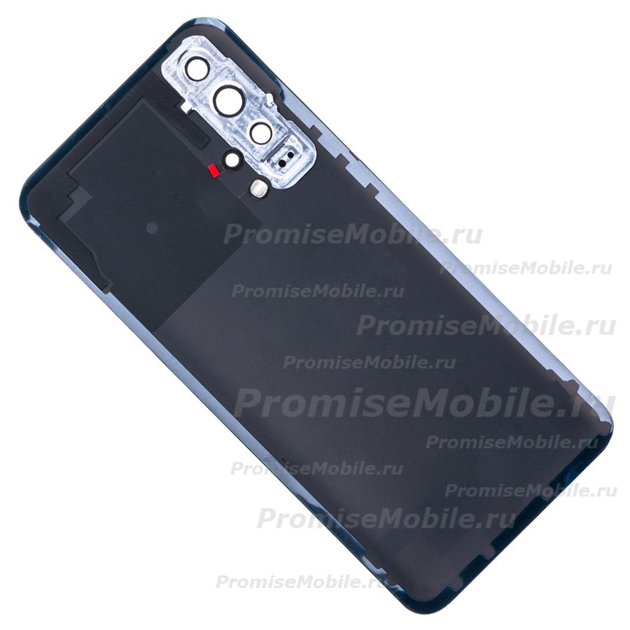 Задняя крышка для Honor 20 Pro (YAL-L41) со стеклом камеры <белый> (оригинал) ― 