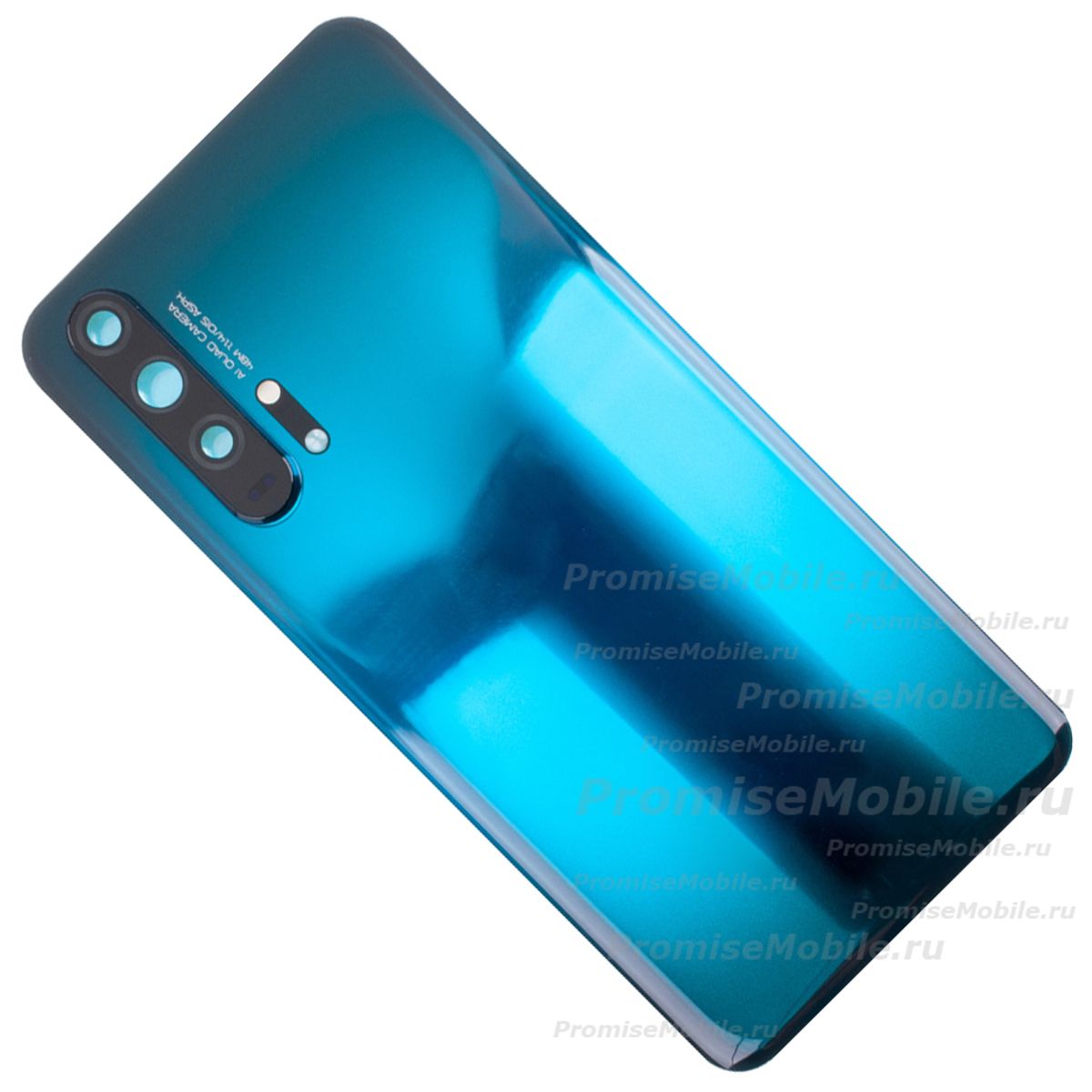 Задняя крышка для Honor 20 Pro (YAL-L41) со стеклом камеры <зеленый> (оригинал SP) ― 