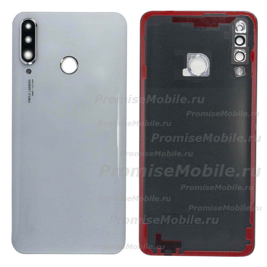 Задняя крышка для Honor 20s (MAR-LX1H) со стеклом камеры <белый> (премиум) ― 
