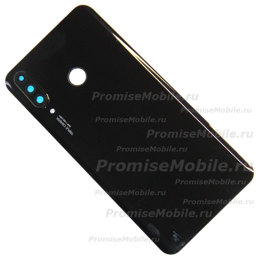 Задняя крышка для Huawei MAR-LX1M со стеклом камеры <черный> (оригинал) ― 