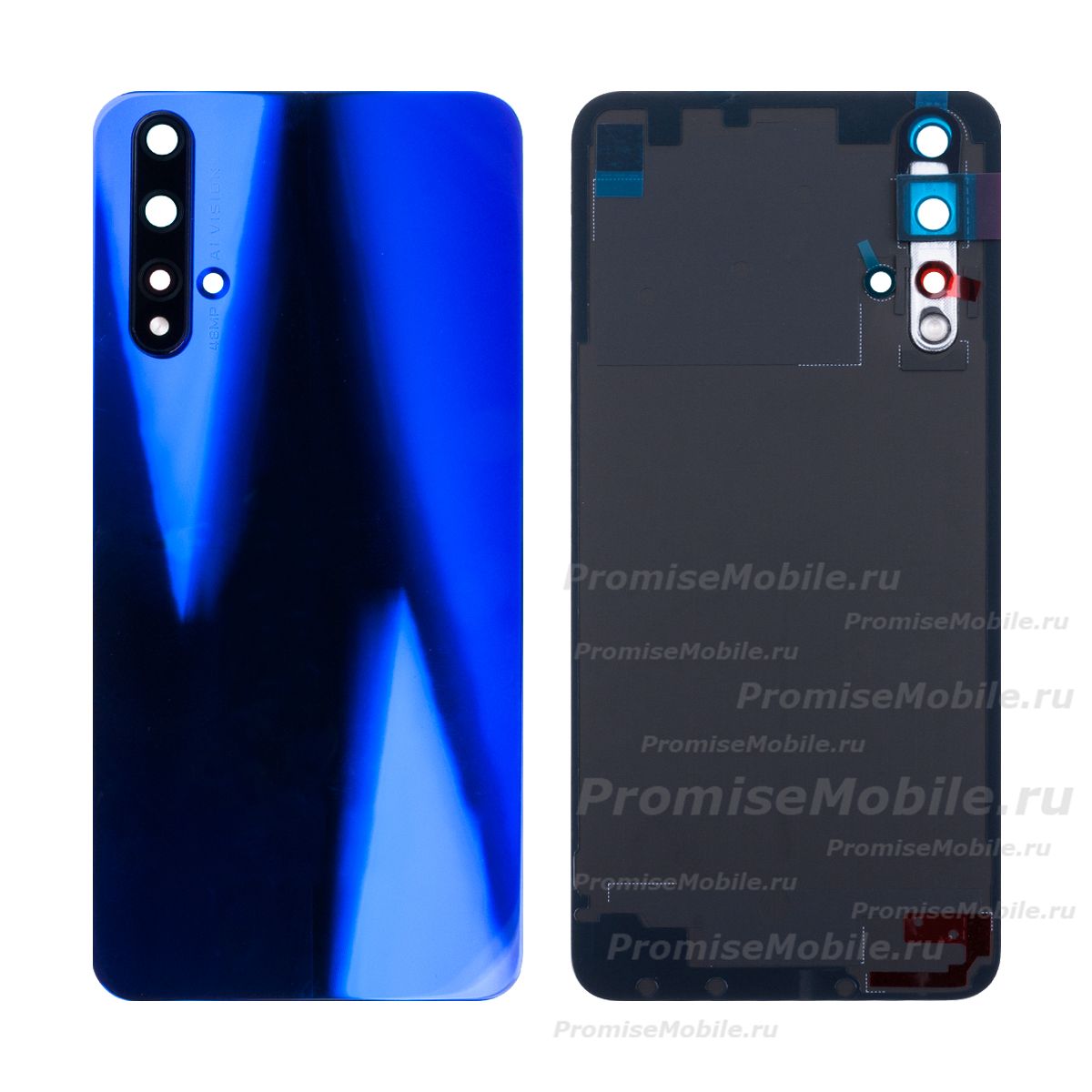 Задняя крышка для Honor 20 (YAL-L21) <синий> (премиум) ― 