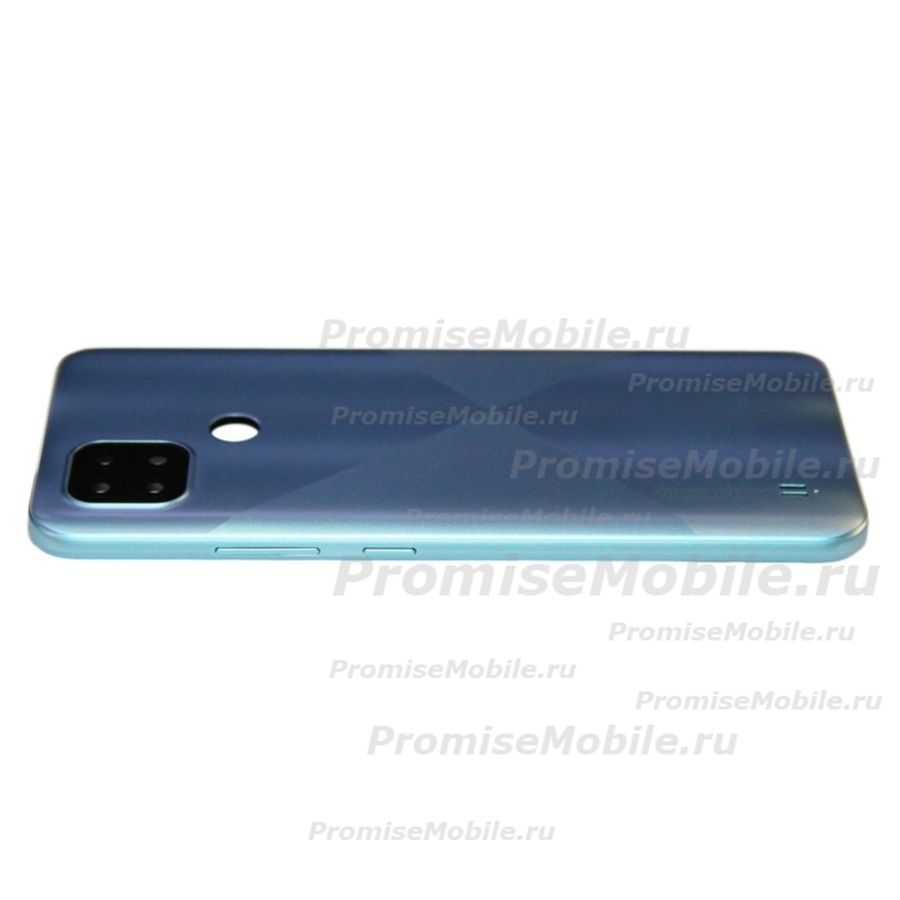 Задняя крышка для Realme C21 <голубой> ― 