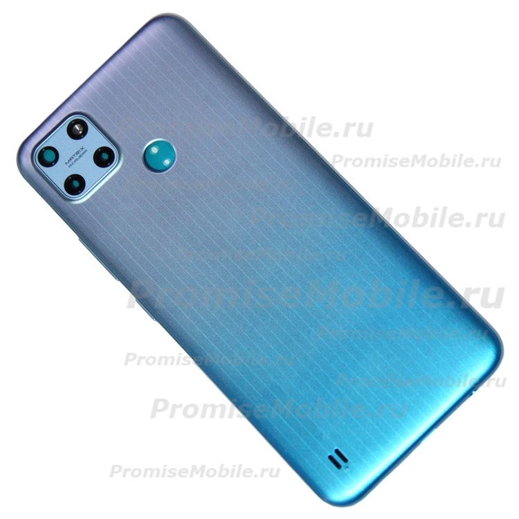 Задняя крышка для Realme C25Y <синий> ― 