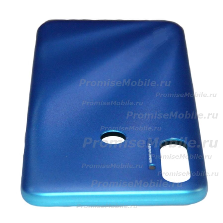 Задняя крышка для Realme RMX2021 <синий> ― 