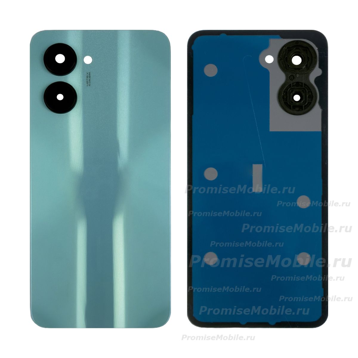 Задняя крышка для Realme C33 <голубой> (оригинал) ― 