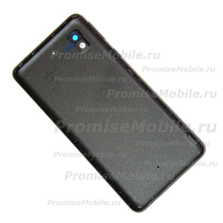 Задняя крышка для Samsung SM-A013F (Galaxy A01 Core) со стеклом камеры <черный> ― 