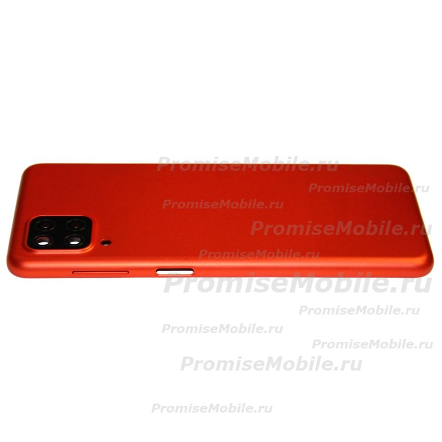 Задняя крышка для Samsung SM-A127F (Galaxy A12 Nacho) со стеклом камеры <красный> ― 