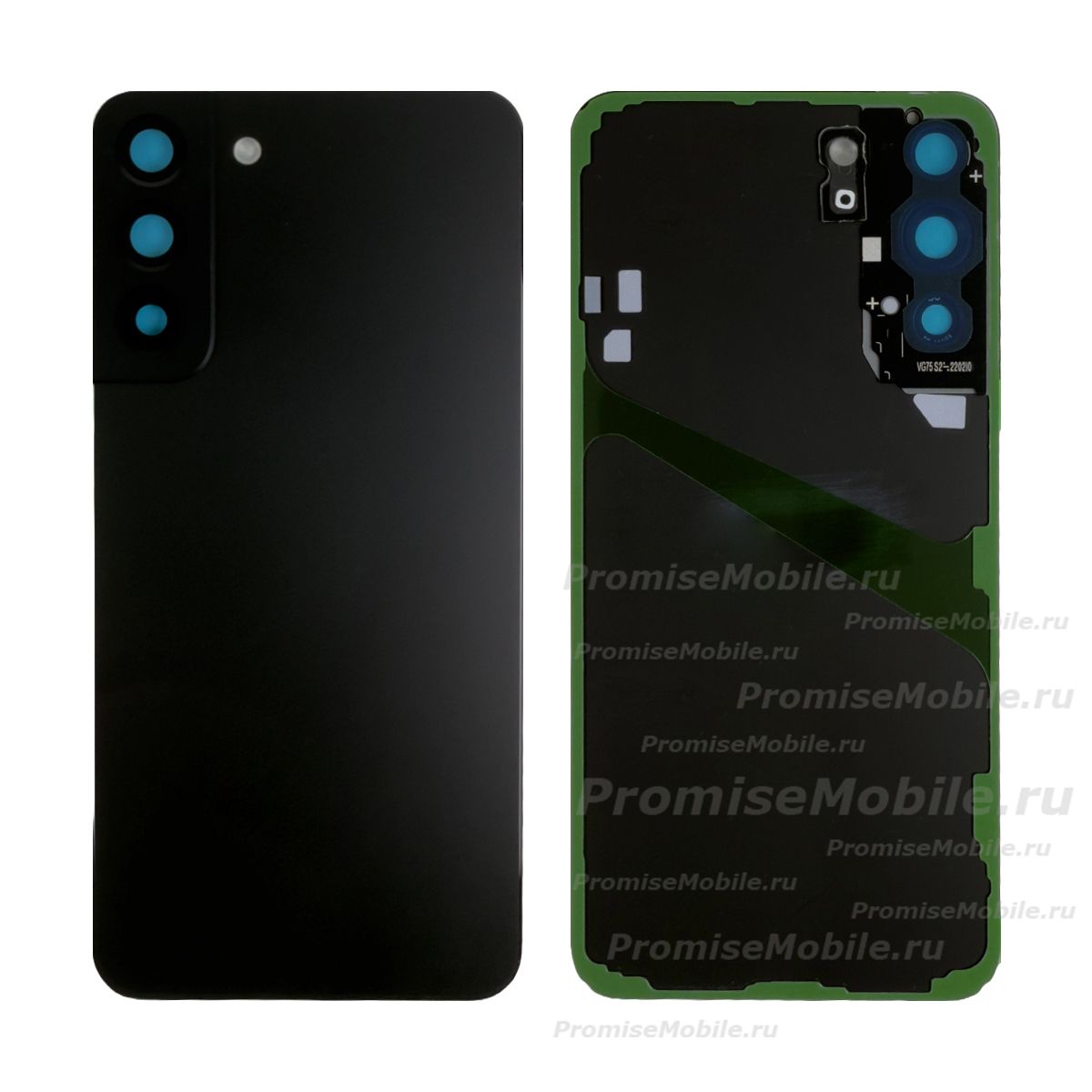 Задняя крышка для Samsung SM-S906B (Galaxy S22 Plus) <черный> (оригинал SP) ― 