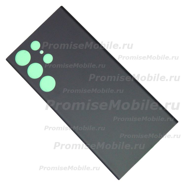 Задняя крышка для Samsung SM-S918B (Galaxy S23 Ultra) <черный> (премиум) ― 