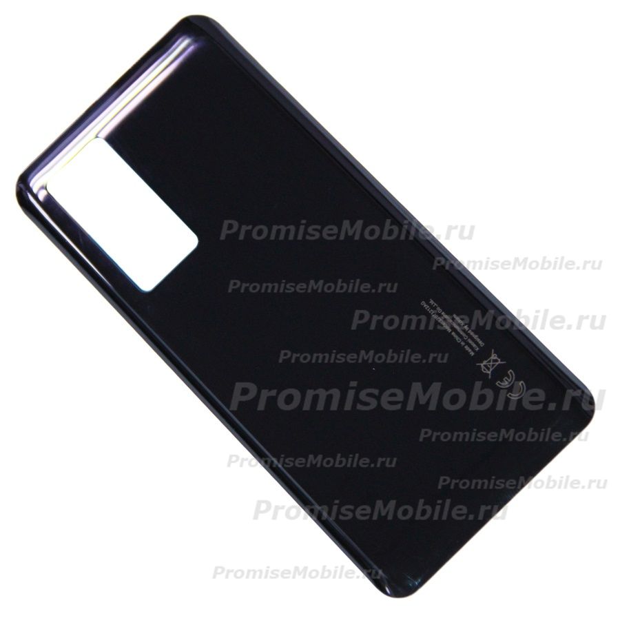 Задняя крышка для Xiaomi 12T (глянцевая) <черный> ― 