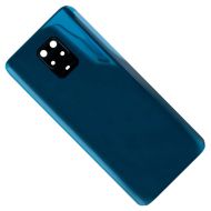 Задняя крышка для Xiaomi Redmi Note 9 Pro со стеклом камеры <серый> (оригинал)