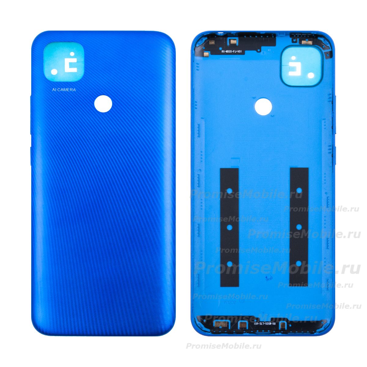 Задняя крышка для Xiaomi Redmi 9C <синий> (премиум) ― 
