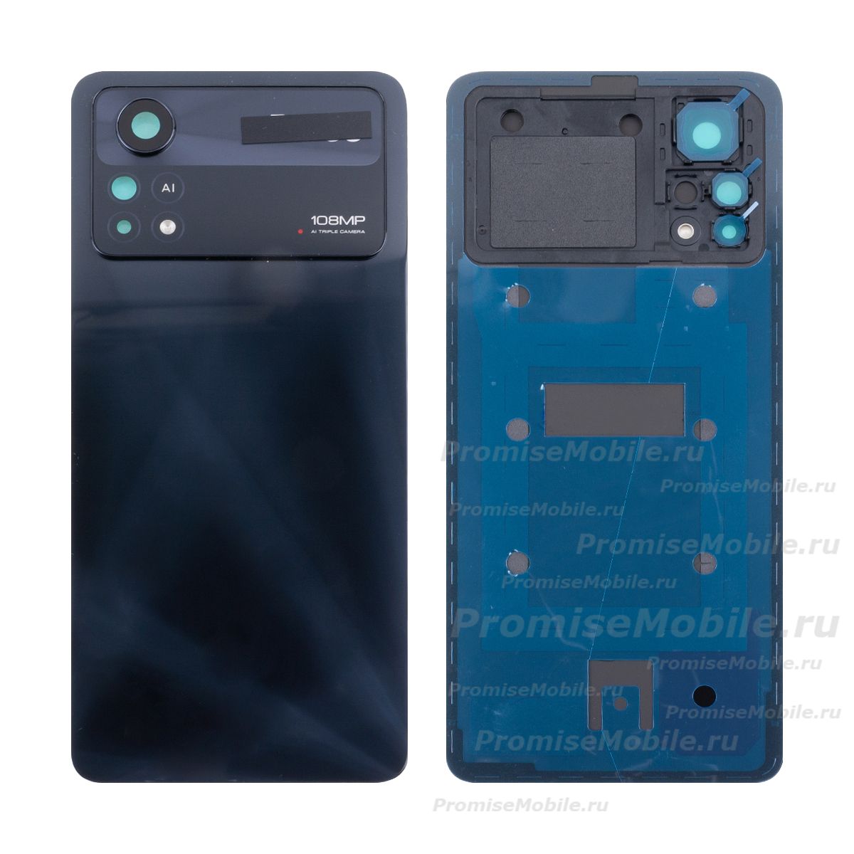 Задняя крышка для Xiaomi 2201116PG <черный> (оригинал SP) ― 
