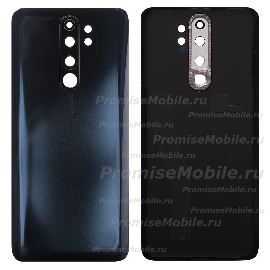 Задняя крышка для Xiaomi Redmi Note 8 Pro <черный> (премиум) ― 