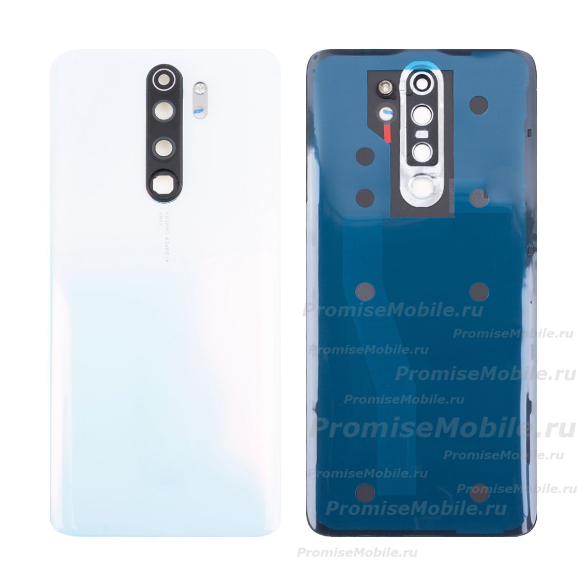 Задняя крышка для Xiaomi Redmi Note 8 Pro <белый перламутр> (оригинал SP) ― 