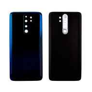 Задняя крышка для Xiaomi Redmi Note 8 Pro со стеклом камеры <синий> (премиум)